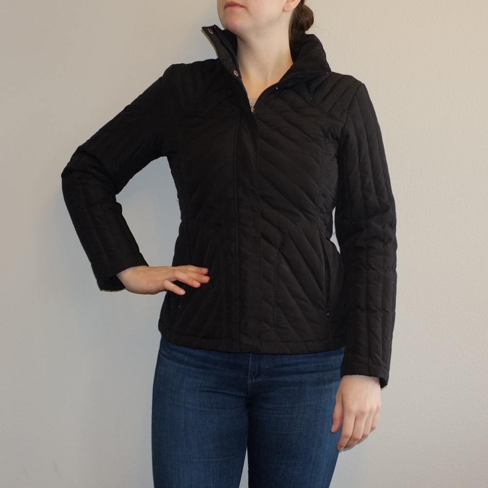 Black Down Puffer Jacket